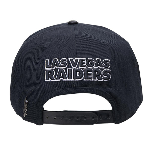 Pro Standard Las Vegas Raiders Stacked Logo NFL Side Patch Snapback