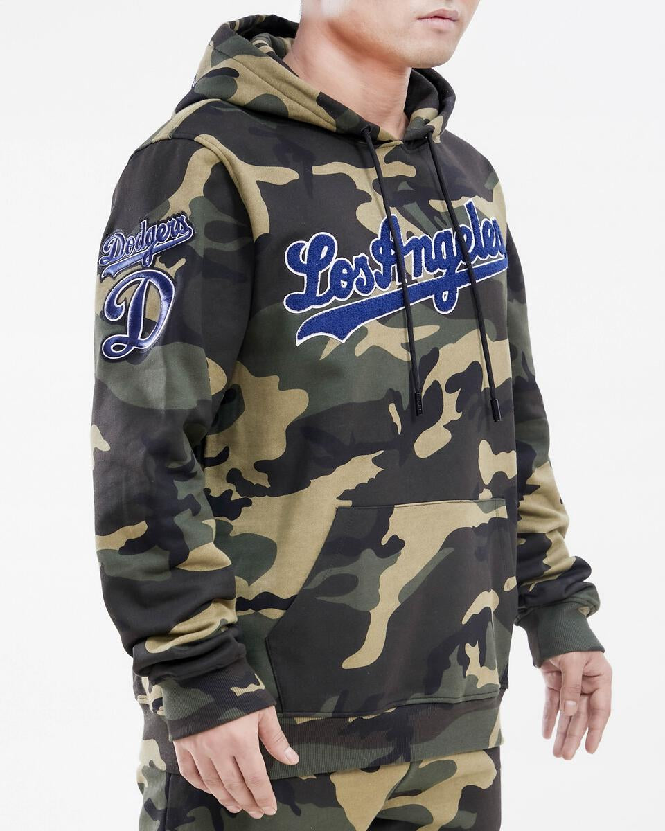 Pro Standard Los Angeles Dodgers Logo Pro Team Camo Hoody