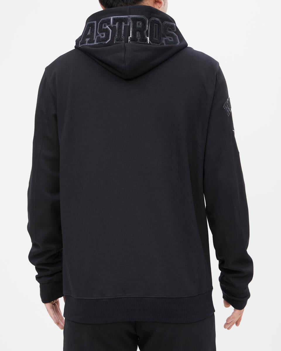 Pro Standard Houston Astros Triple Black Zipper Hoody