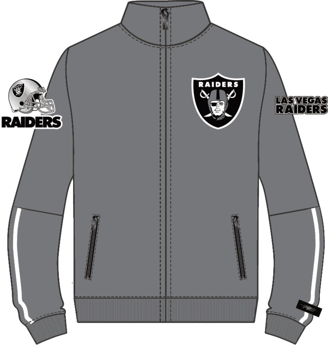Pro Standard Gray Raiders Pro Team Track Jacket