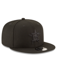 Houston Astros Black on Black MLB Basic 9Fifty Snapback