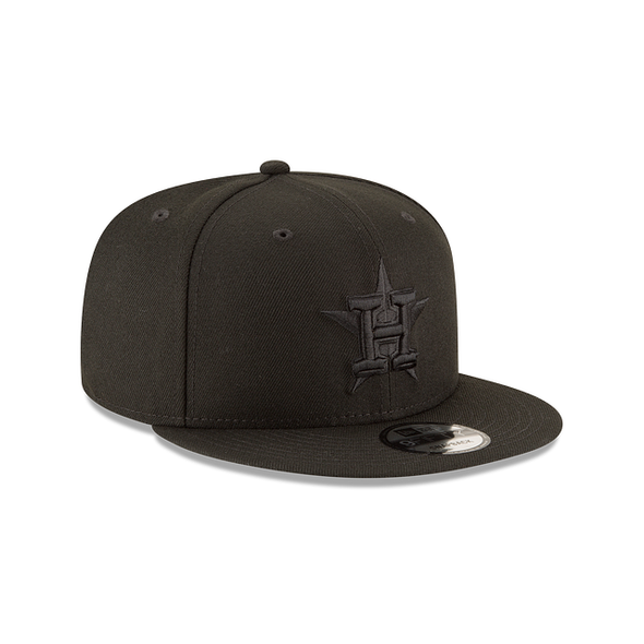 Houston Astros Black on Black MLB Basic 9Fifty Snapback