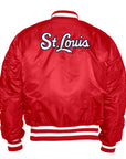 New Era X Alpha Industries St. Louis Cardinals Bomber Jacket