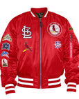New Era X Alpha Industries St. Louis Cardinals Bomber Jacket