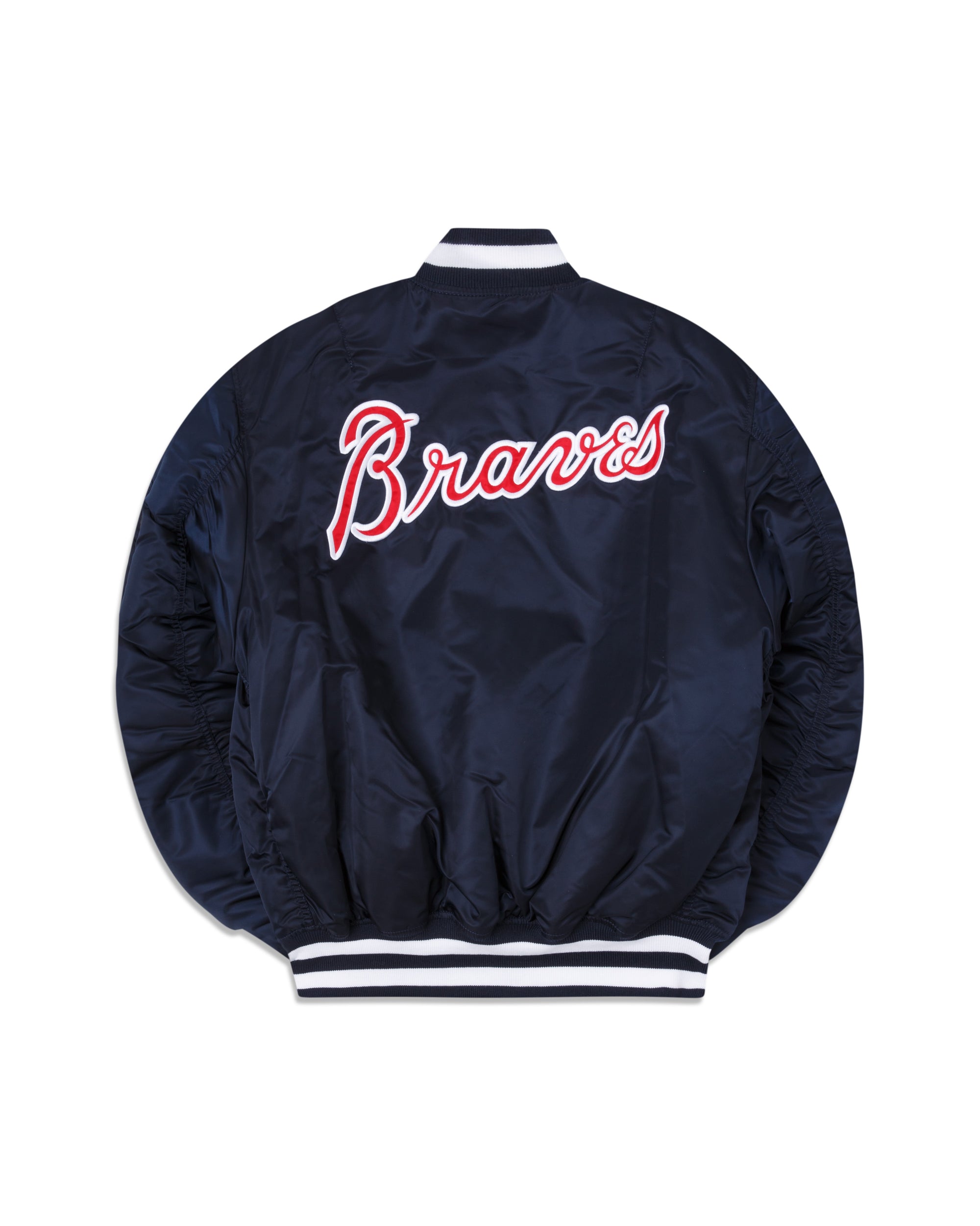 New Era X Alpha Industries Atlanta Braves Bomber Jacket