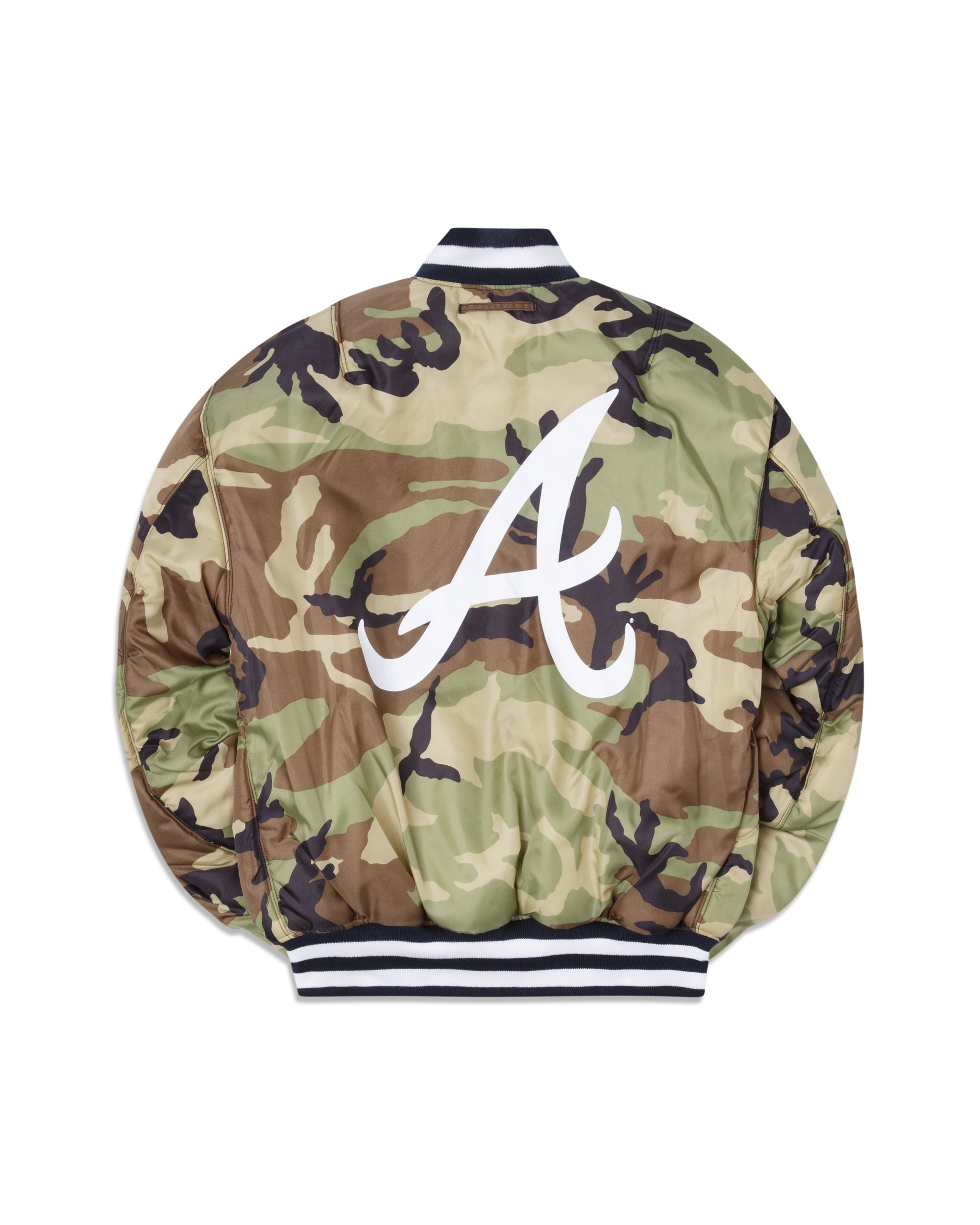 New Era X Alpha Industries Atlanta Braves Bomber Jacket