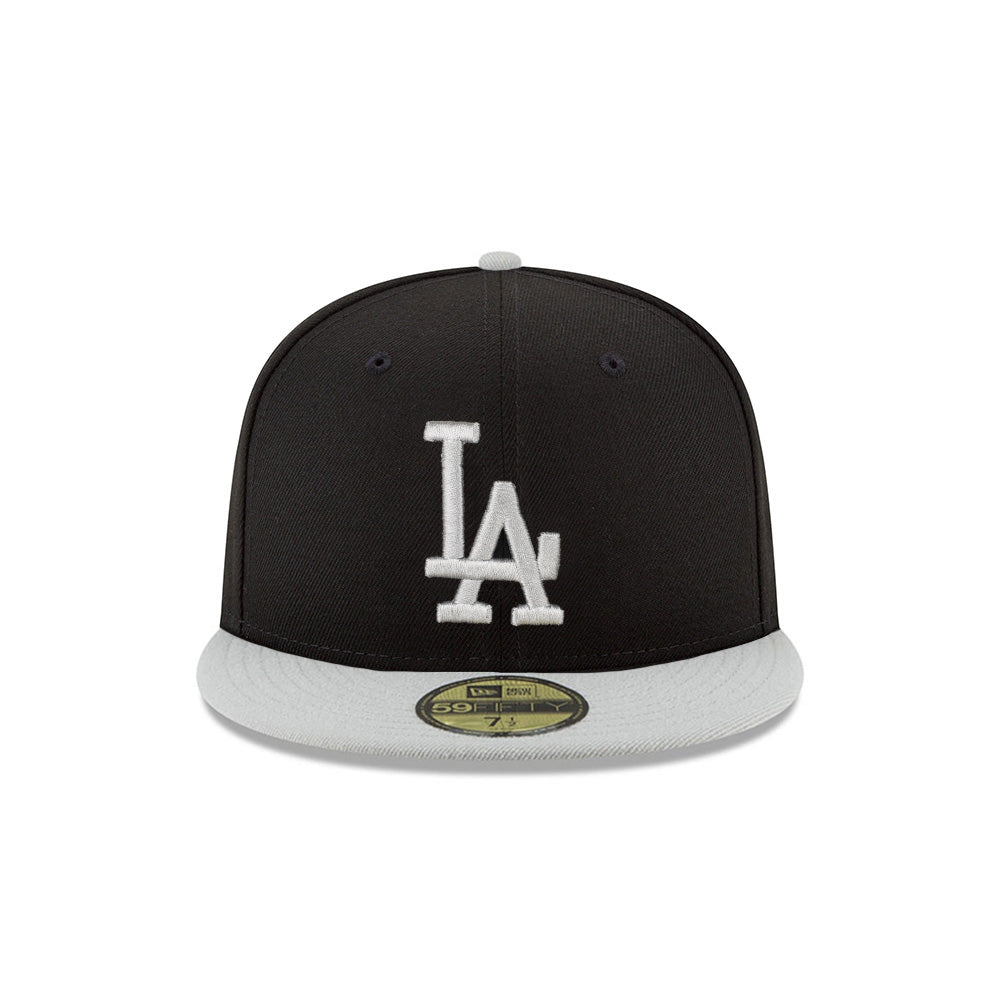 Los Angeles Dodgers Black Gray 2 Tone 59Fifty Fitted