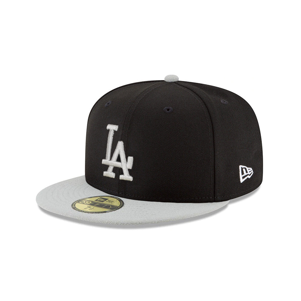 Los Angeles Dodgers Black Gray 2 Tone 59FIFTY Fitted 7