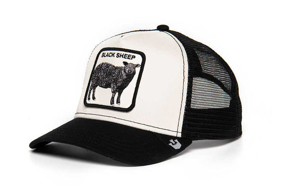 Animal Farm Black Sheep White Snapback Trucker