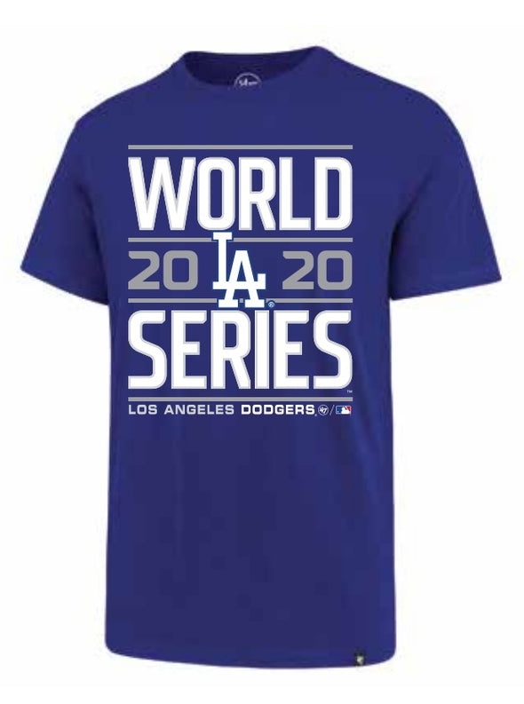 '47 BRAND LOS ANGELES DODGERS WORLD SERIES 2020 SUPER RIVAL TEE