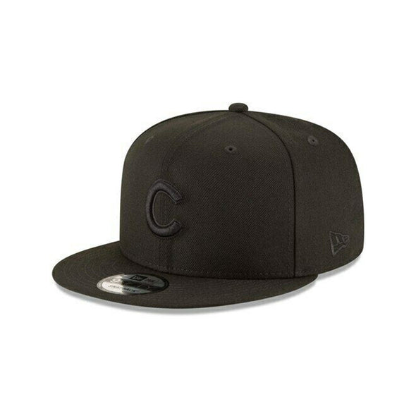 Chicago Cubs Black on Black 9Fifty Snapback