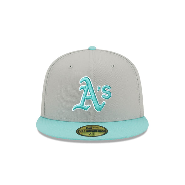 Oakland Athletics Gray Mint 2 Tone 59Fifty Fitted
