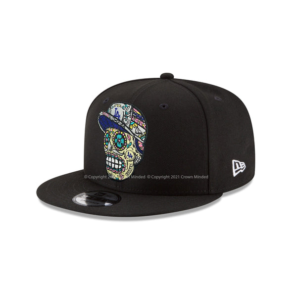 Los Angeles Dodgers Skull Cap Black 9Fifty Snapback