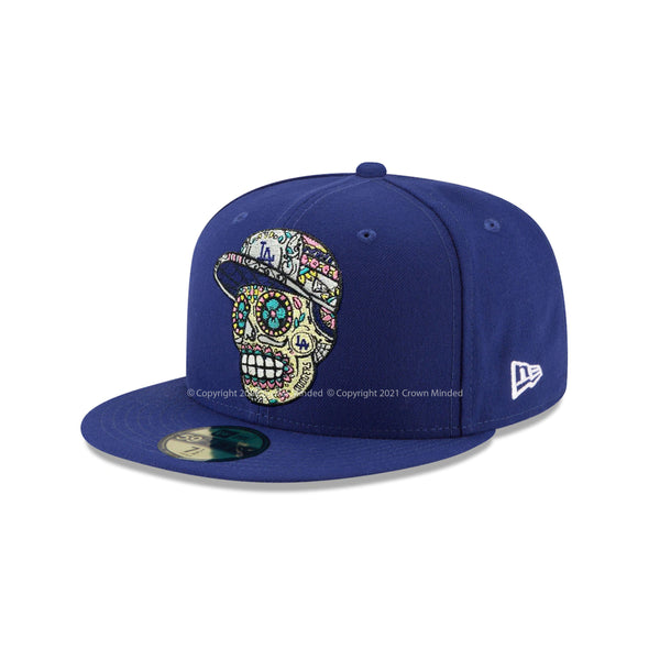 Los Angeles Dodgers Skull Cap Royal Blue 59Fifty Fitted