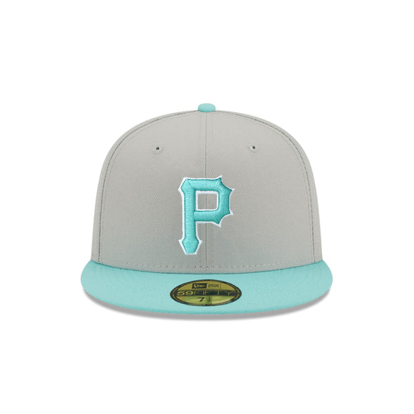 Pittsburgh Pirates Gray Mint 2 Tone 59Fifty Fitted
