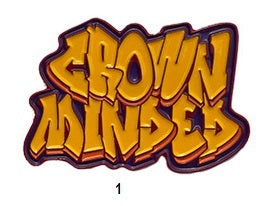 CrownMinded Graffiti Art Cap Pin