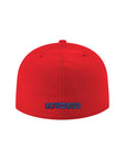Dallas Cowboys Scarlet Red Navy Star Outline 59Fifty Fitted