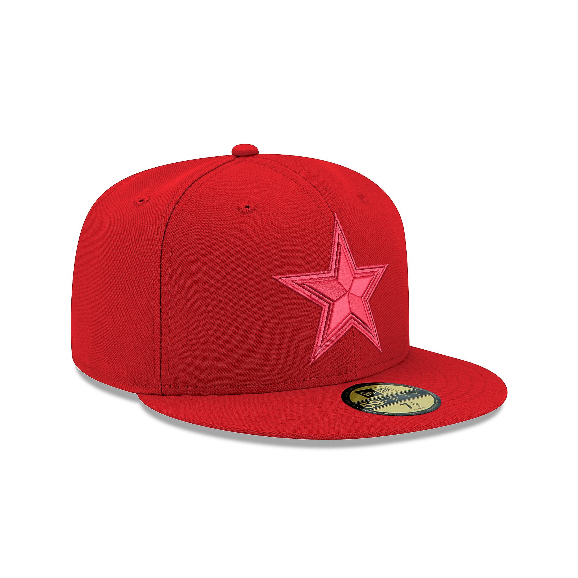 Dallas Cowboys Scarlet Red Tonal 59Fifty Fitted