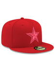 Dallas Cowboys Scarlet Red Tonal 59Fifty Fitted