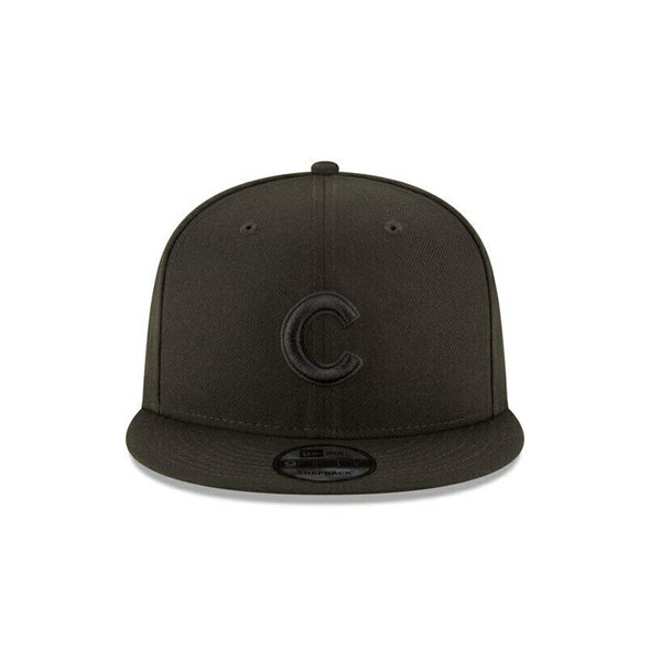 Chicago Cubs Black on Black 9Fifty Snapback