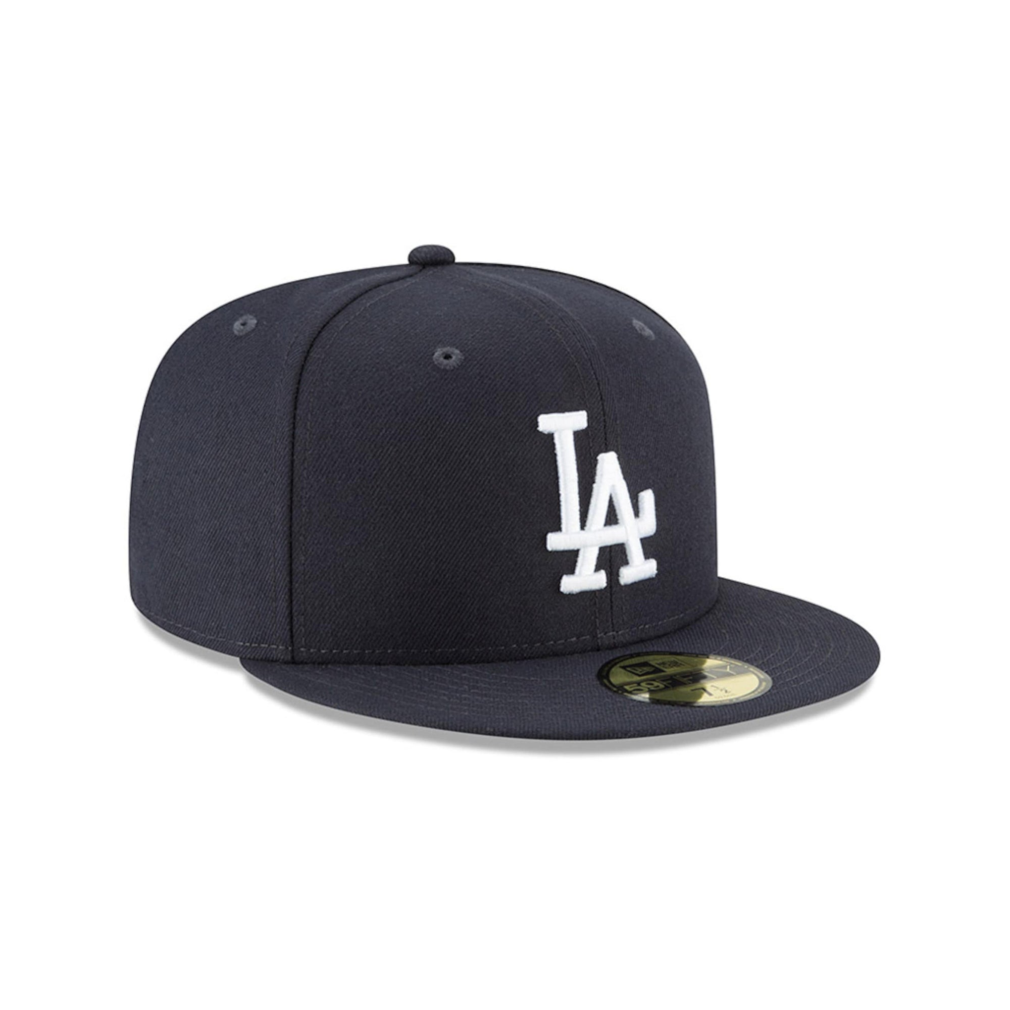 Los Angeles Dodgers MLB Navy on White 59Fifty Fitted Hat