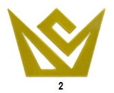 CrownMinded Crown Cut Cap Pin