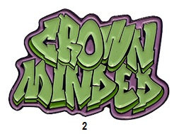 CrownMinded Graffiti Art Cap Pin