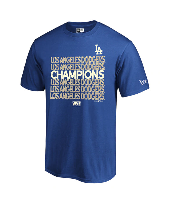 New Era Los Angeles Dodgers World Series Champions Team Color Tee