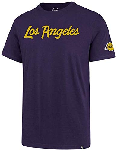 Los Angeles Lakers Two Point Script Rival Tee Mens