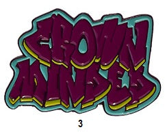 CrownMinded Graffiti Art Cap Pin