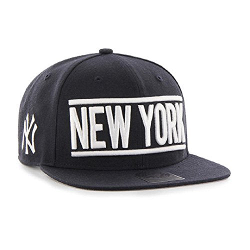 NEW YORK YANKEES NAVY CITY BLOCK 47 CAPTAIN CAP