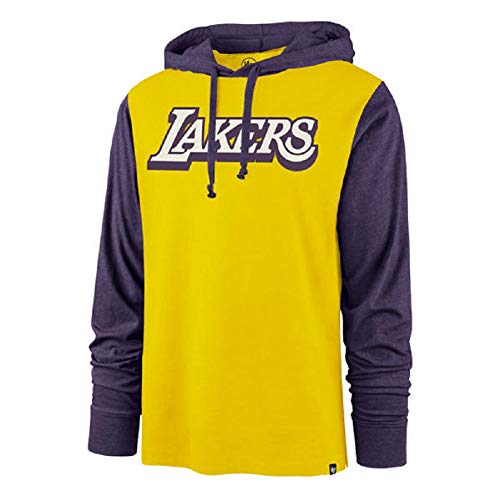 Los Angeles Lakers Galley Gold City Pregame Callback Club Pullover Lightweight Hoodie