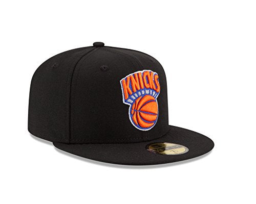 New York Knicks NBA Black 59Fifty Fitted Hat