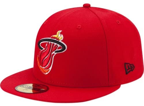 Miami Heat NBA Scarlet OTC 59Fifty Fitted Cap