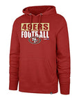 '47 Brand San Francisco 49ers Blockout Headline Pullover Hoodie