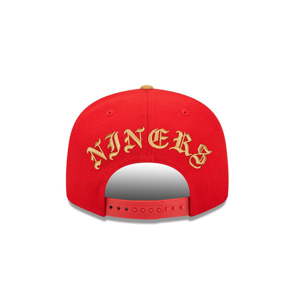 San Francisco 49ers Black Letter Arch 9Fifty Snapback