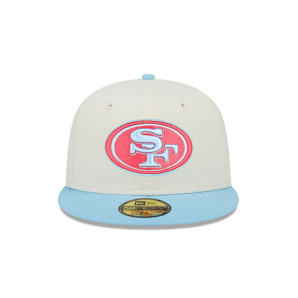 San Francisco 49ers Color Pack Chrome / Blue 59Fifty Fitted
