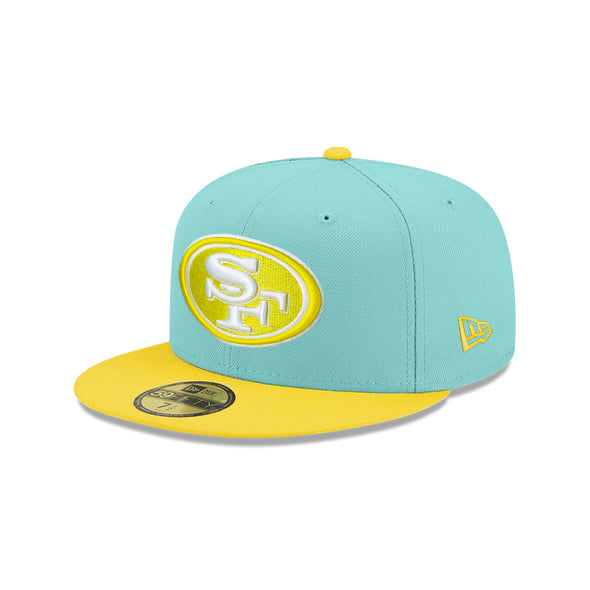 San Francisco 49ers Mint Lemon 2 Tone 59Fifty Fitted