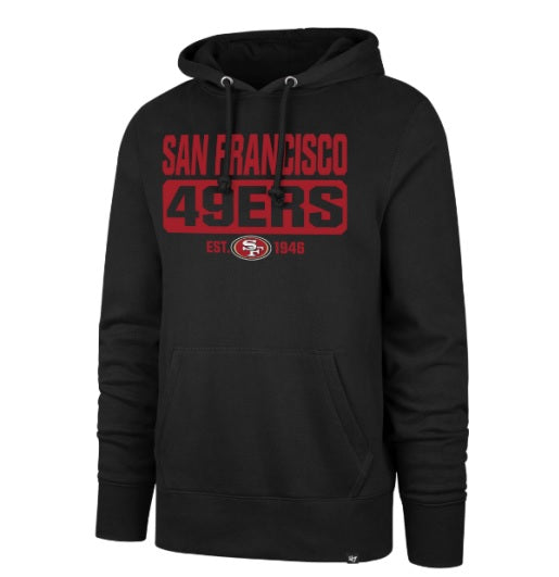 '47 Brand San Francisco 49ers Box Out Headline Pullover Hoodie