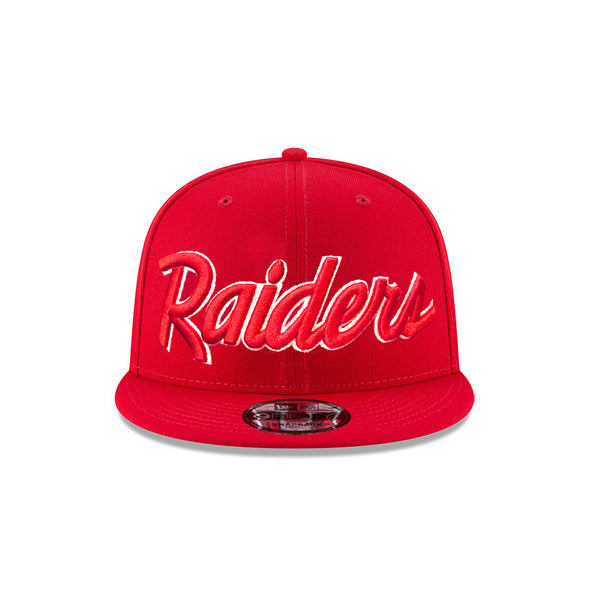 Las Vegas Raiders Red White Script NFL 9Fifty Snapback