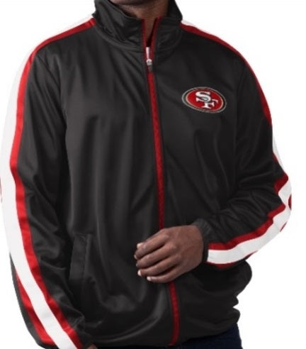 Starter San Francisco 49ers Black Track Jacket