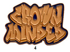 CrownMinded Graffiti Art Cap Pin