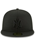 New York Yankees MLB Basic Black on Black 59Fifty Fitted Hat