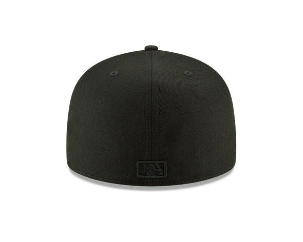 New York Yankees MLB Basic Black on Black 59Fifty Fitted Hat