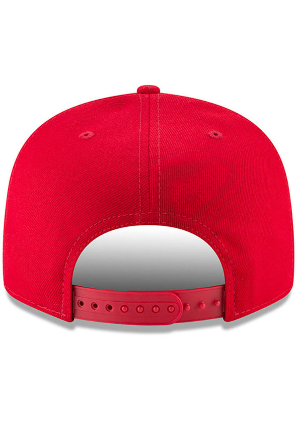 Los Angeles Angels Of Anaheim Scarlet Red On Black MLB 9Fifty Snapback