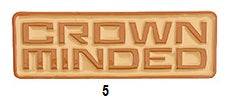 CrownMinded Stamp Cap Pin