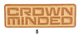 CrownMinded Stamp Cap Pin