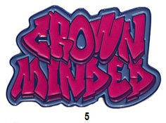 CrownMinded Graffiti Art Cap Pin