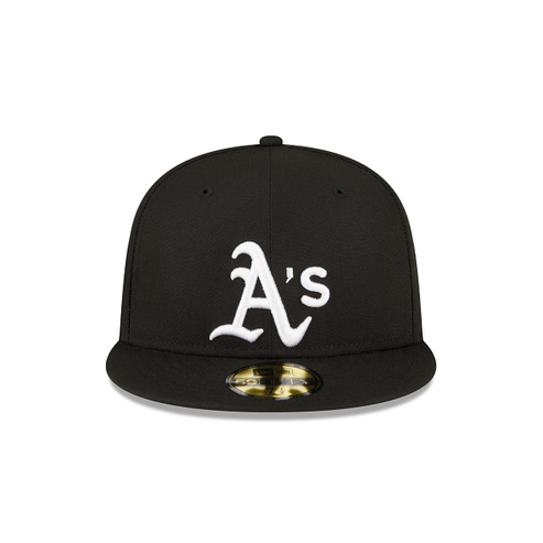 Oakland Athletics Black White 1989 WS Side Patch 59Fifty Fitted