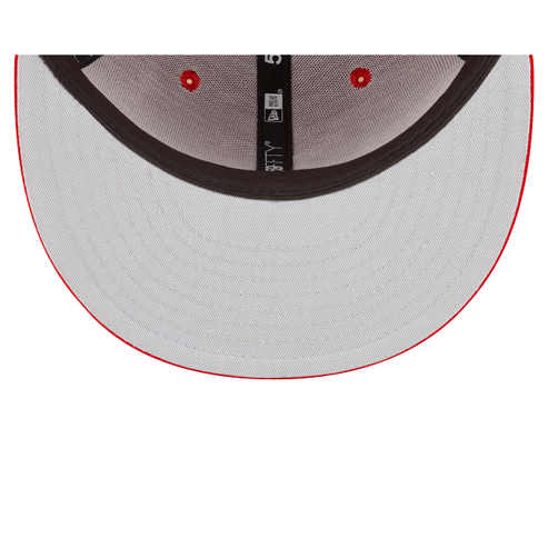 Florida Marlins Scarlet Red White 1997 WS Side Patch 59Fifty Fitted